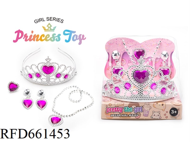 PRINCESS FAIRY WAND MAGIC WAND ELECTROPLATED CROWN JEWEL CRYSTAL DRESS UP EVERY NEW DIY SET