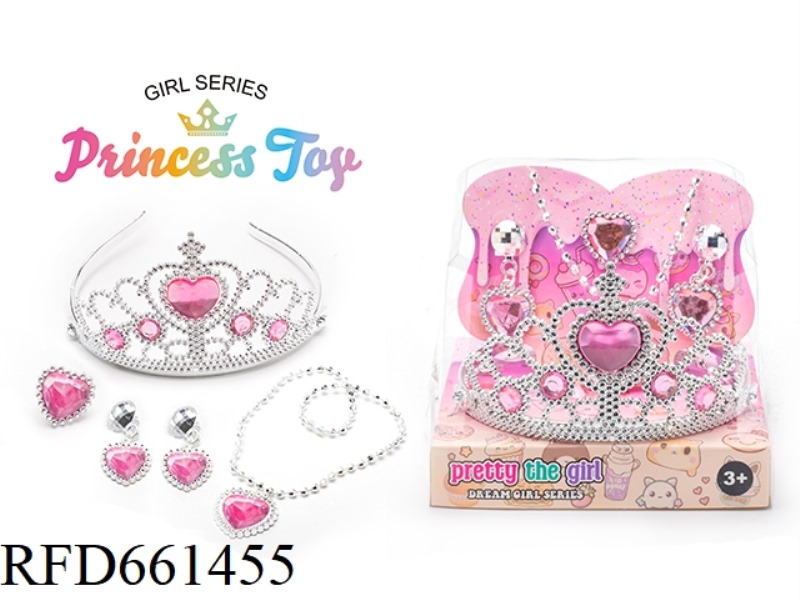 PRINCESS FAIRY WAND MAGIC WAND ELECTROPLATED CROWN JEWEL CRYSTAL DRESS UP EVERY NEW DIY SET