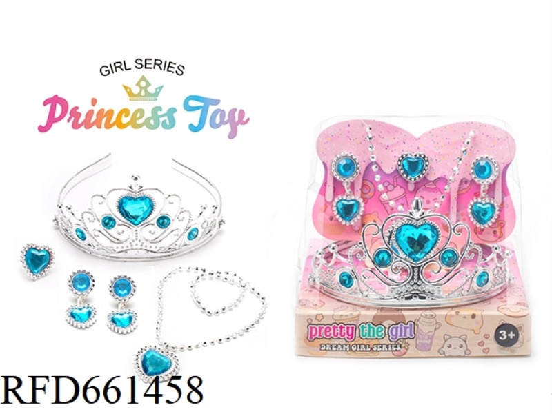 PRINCESS FAIRY WAND MAGIC WAND ELECTROPLATED CROWN JEWEL CRYSTAL DRESS UP EVERY NEW DIY SET