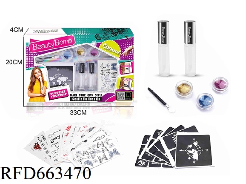 TATTOO SET FOR GIRLS