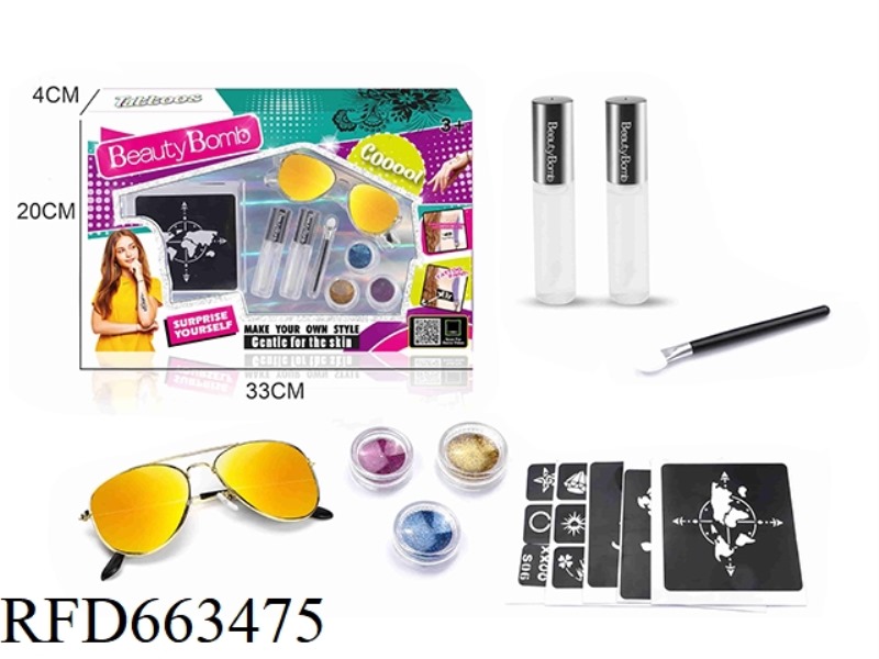 TATTOO SET FOR GIRLS AND CHILDREN