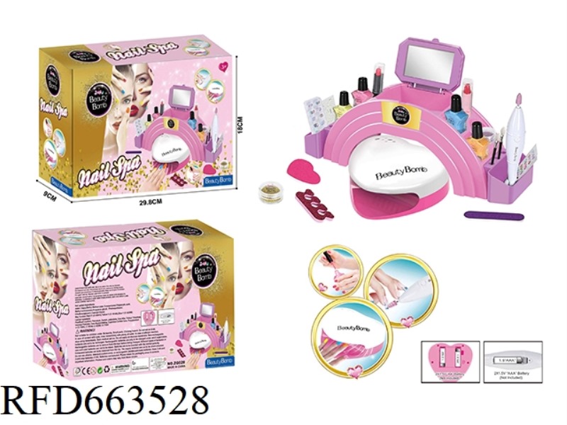 MANICURE TABLE WITH NAIL GRINDER AND DRYER