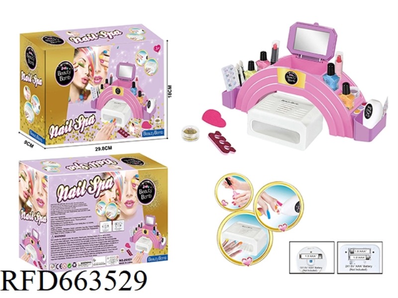 MANICURE TABLE WITH NAIL GRINDER AND DRYER
