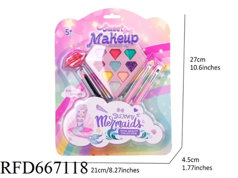 MERMAID MAKEUP LARGE SUCTION PLATE