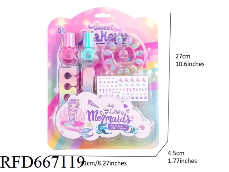 MERMAID MAKEUP LARGE SUCTION PLATE