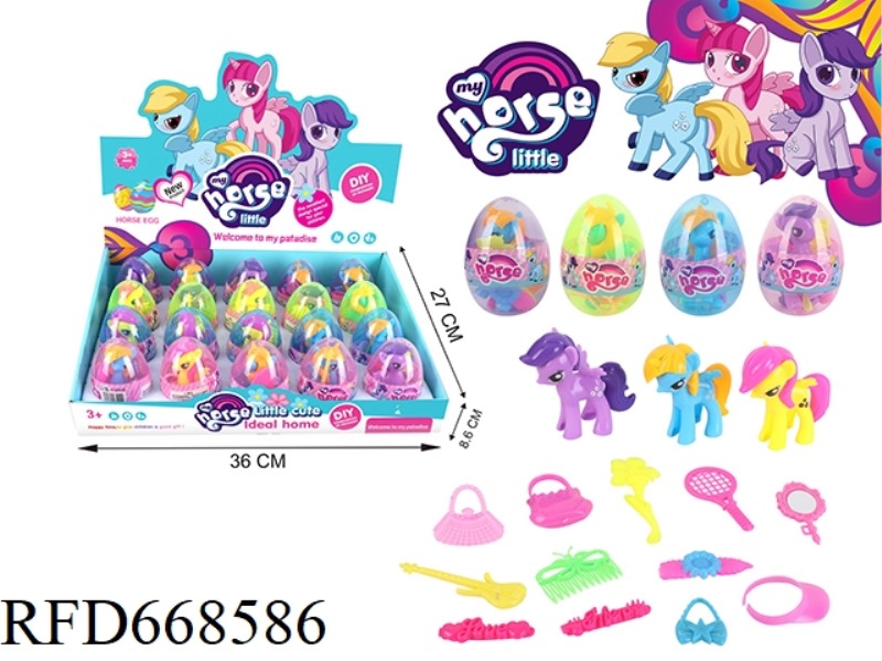 LITTLE HORSE RAINBOW EGG