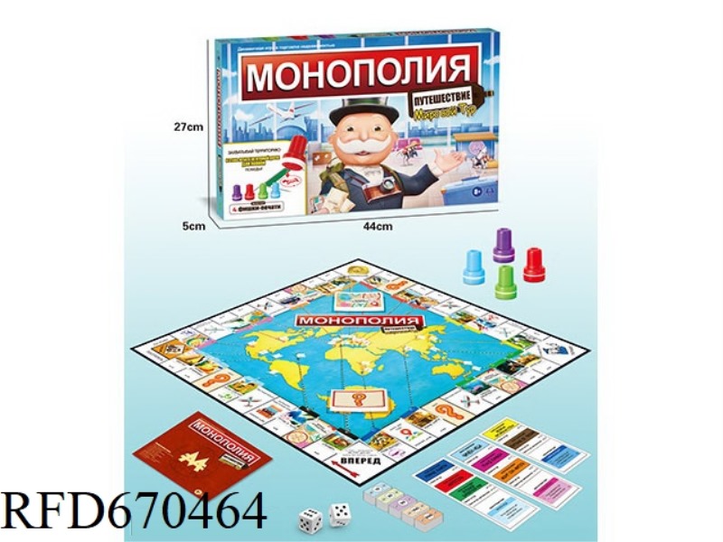 TRAVELING THE WORLD MILLIONAIRE/RUSSIAN PACKAGING
