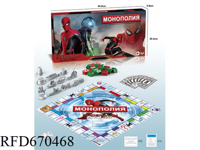 MONOPOLY/RUSSIAN PACKAGING