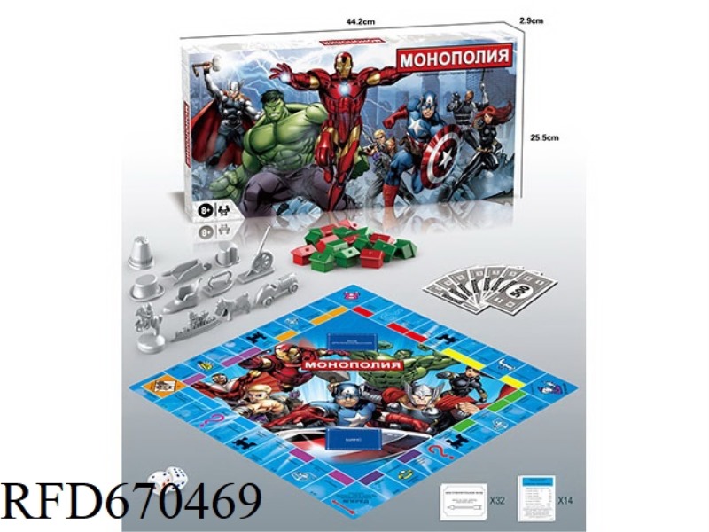MONOPOLY/RUSSIAN PACKAGING