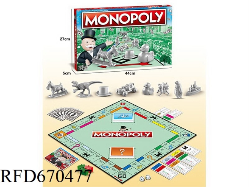 MONOPOLY CLASSIC REAL ESTATE GAME/ENGLISH PACKAGING