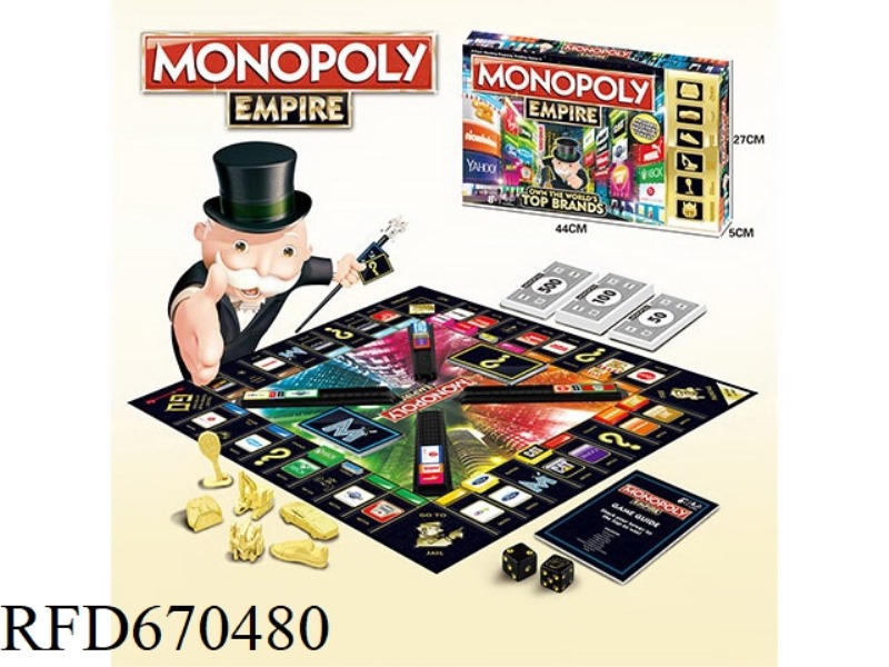 MONOPOLY - EMPIRE GAME CONSOLE/ENGLISH PACKAGING