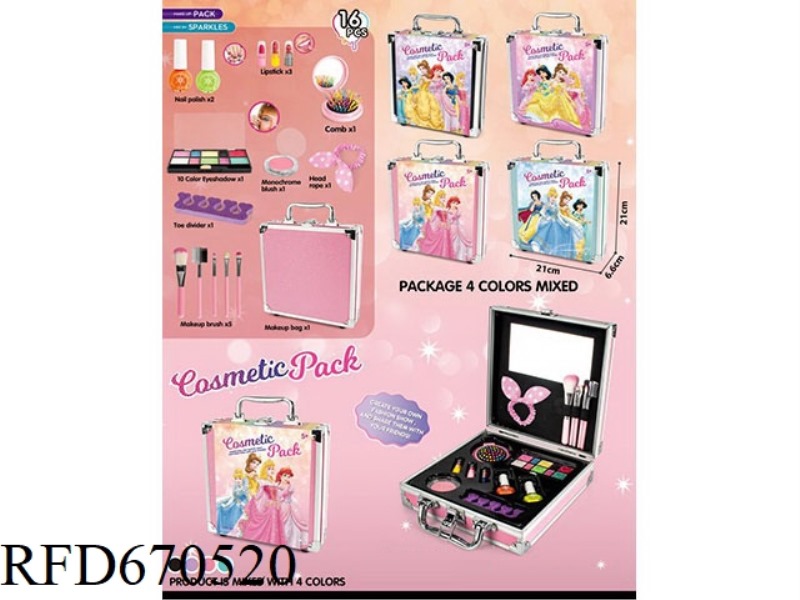 PRINCESS MAKEUP BAG 16PCS