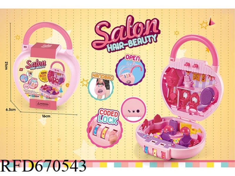 HAIRDRESSING SALON SCENE (WITHOUT DOLLS)