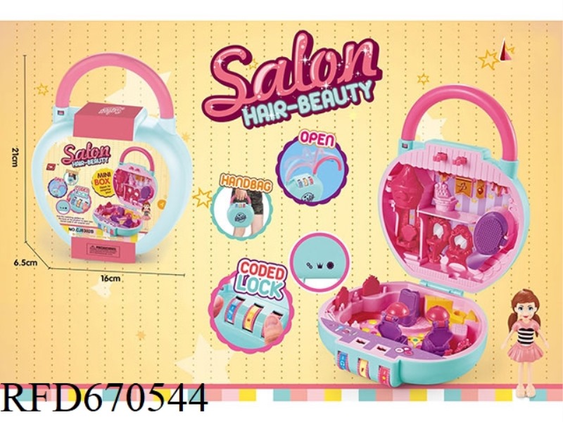 HAIR SALON SCENE (WITH A DOLL)