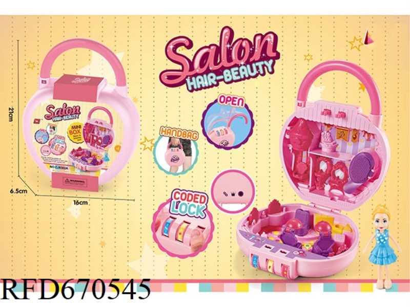 HAIR SALON SCENE (WITH A DOLL)