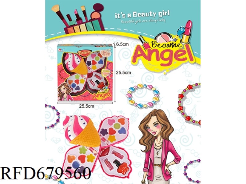 CHILDREN'S MAKEUP 4-LAYER ICE CREAM