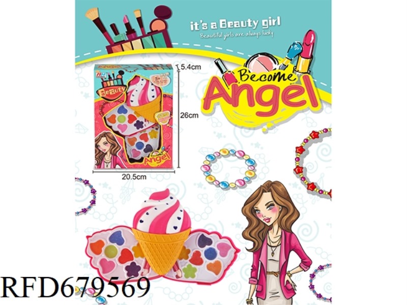 CHILDREN'S MAKEUP 3-LAYER ICE CREAM
