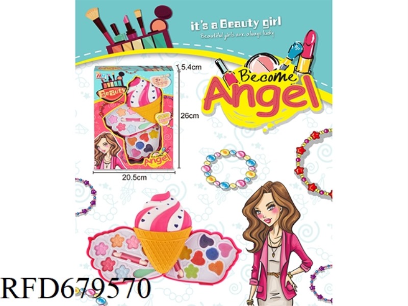 CHILDREN'S MAKEUP 3-LAYER ICE CREAM