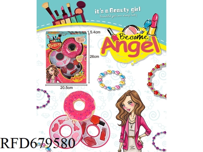 CHILDREN'S MAKEUP 3-LAYER DOUGHNUT