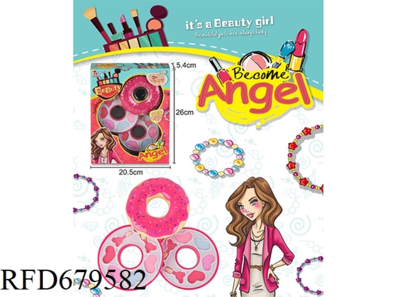 CHILDREN'S MAKEUP 3-LAYER DOUGHNUT