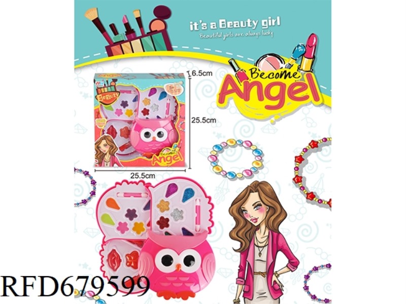 CHILDREN'S MAKEUP WITH 4 LAYERS OF OWL