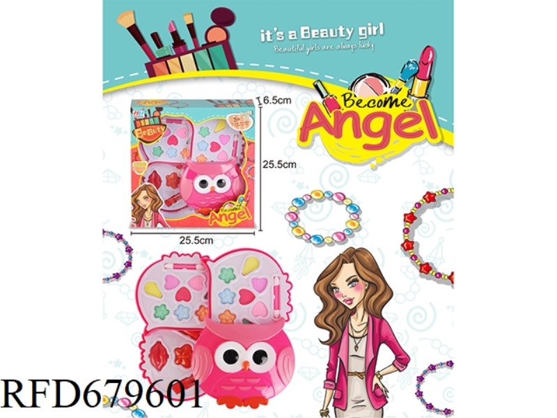 CHILDREN'S MAKEUP WITH 4 LAYERS OF OWL