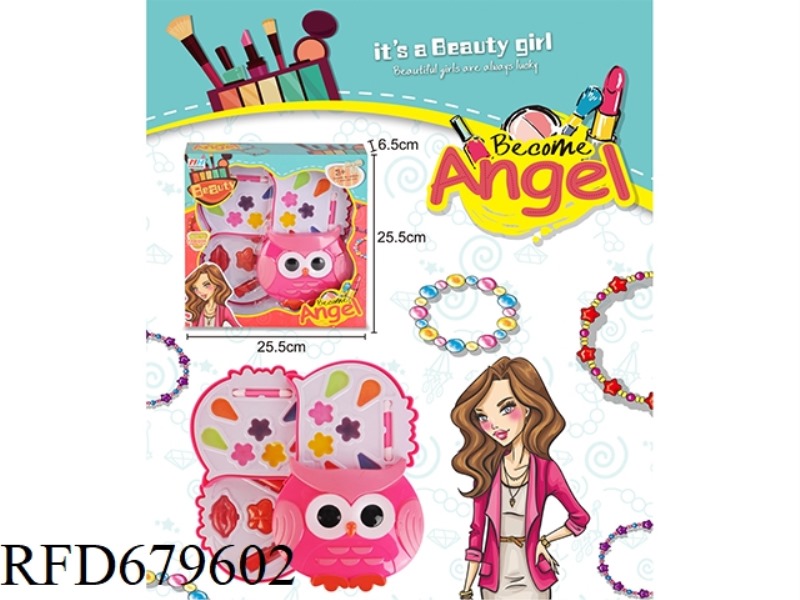 CHILDREN'S MAKEUP WITH 4 LAYERS OF OWL