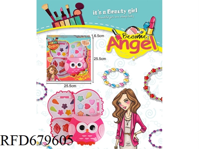 CHILDREN'S MAKEUP WITH 4 LAYERS OF OWL