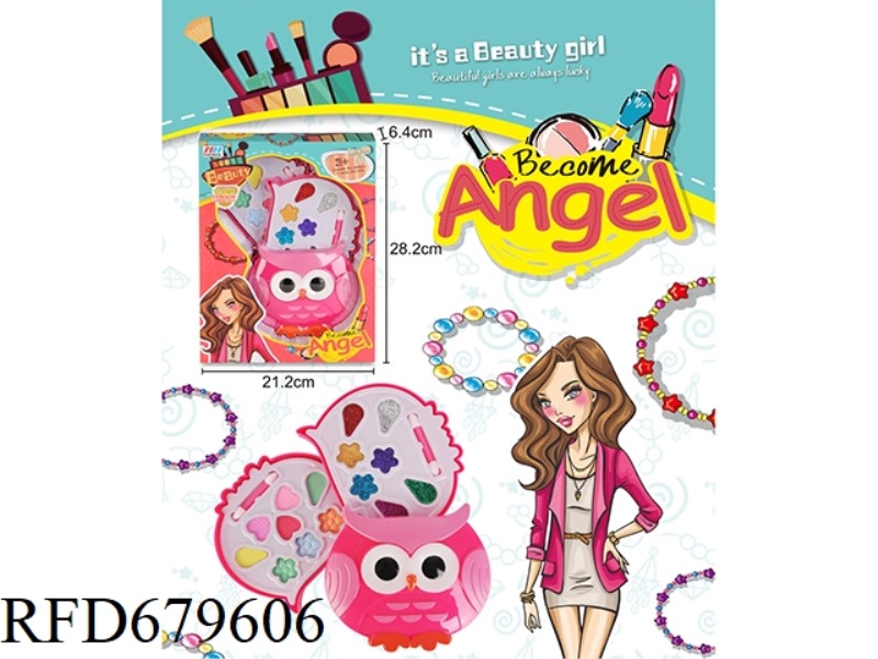 CHILDREN'S MAKEUP WITH THREE LAYERS OF OWL