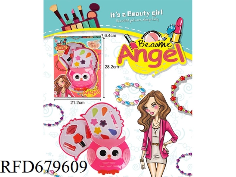 CHILDREN'S MAKEUP WITH THREE LAYERS OF OWL