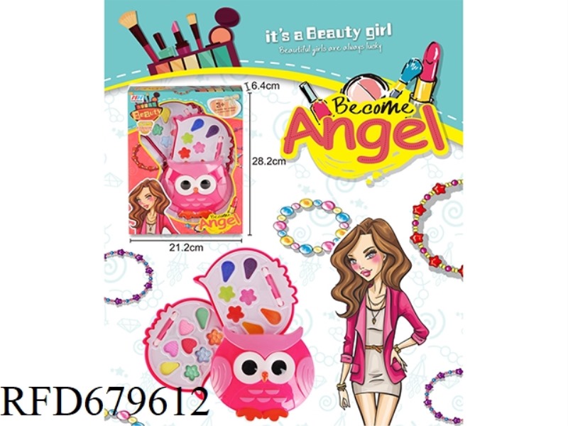 CHILDREN'S MAKEUP WITH THREE LAYERS OF OWL