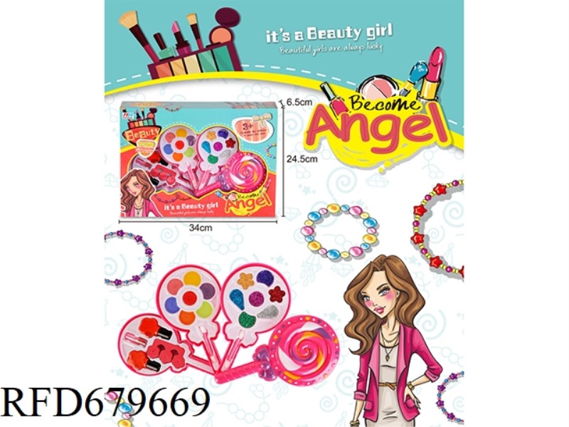CHILDREN'S MAKEUP 4-LAYER LOLLIPOP