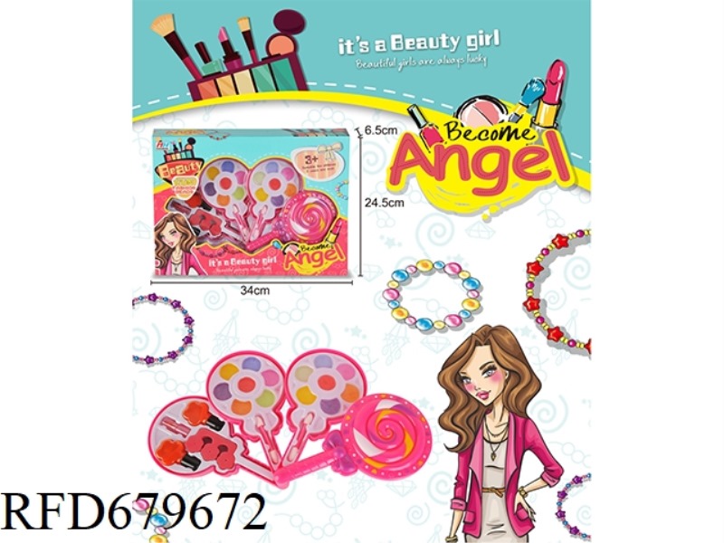 CHILDREN'S MAKEUP 4-LAYER LOLLIPOP