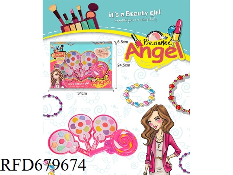 CHILDREN'S MAKEUP 4-LAYER LOLLIPOP