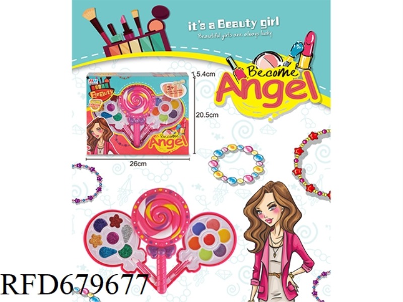 CHILDREN'S MAKEUP 3-LAYER LOLLIPOP