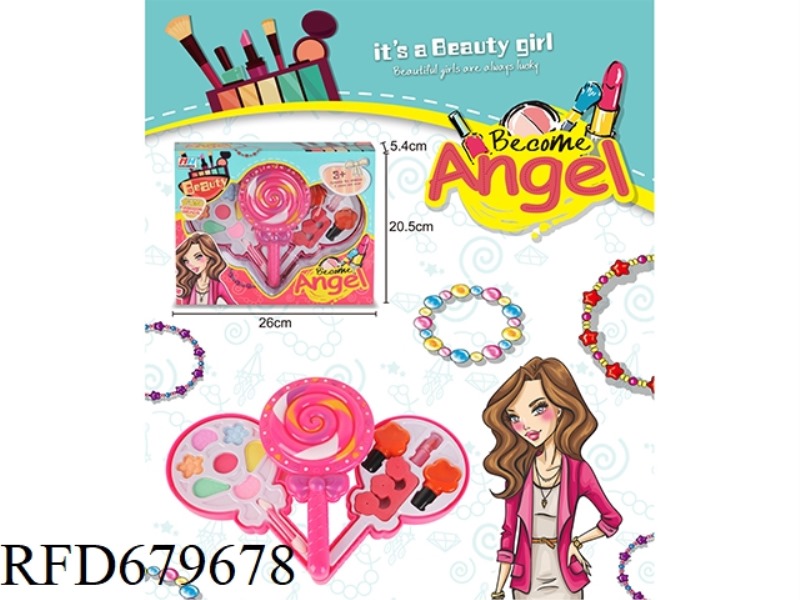 CHILDREN'S MAKEUP 3-LAYER LOLLIPOP