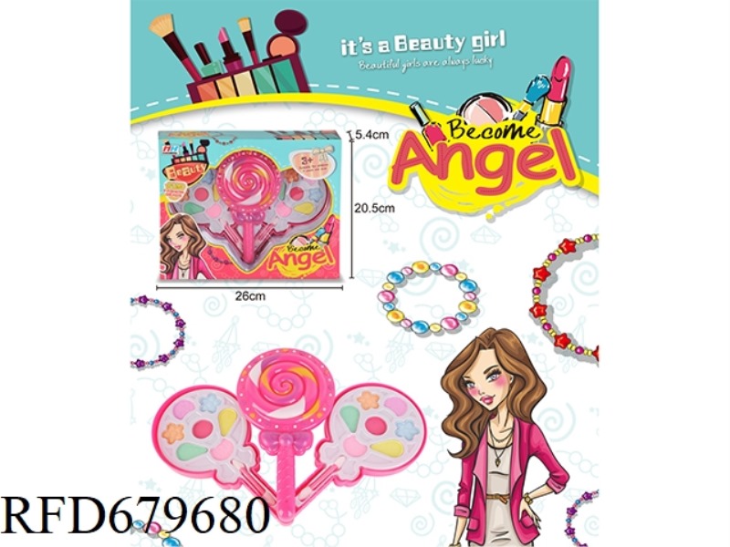 CHILDREN'S MAKEUP 3-LAYER LOLLIPOP