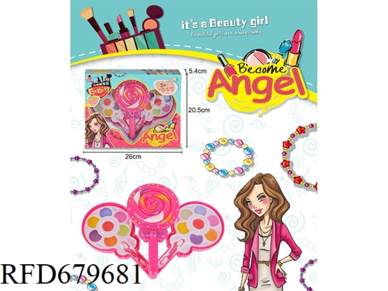 CHILDREN'S MAKEUP 3-LAYER LOLLIPOP