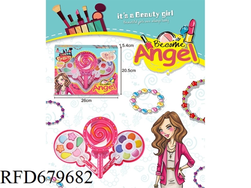 CHILDREN'S MAKEUP 3-LAYER LOLLIPOP