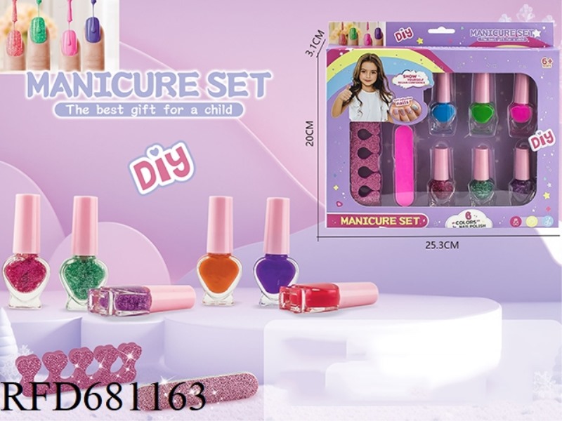 DIY NAIL ART AND NAIL POLISH SET
