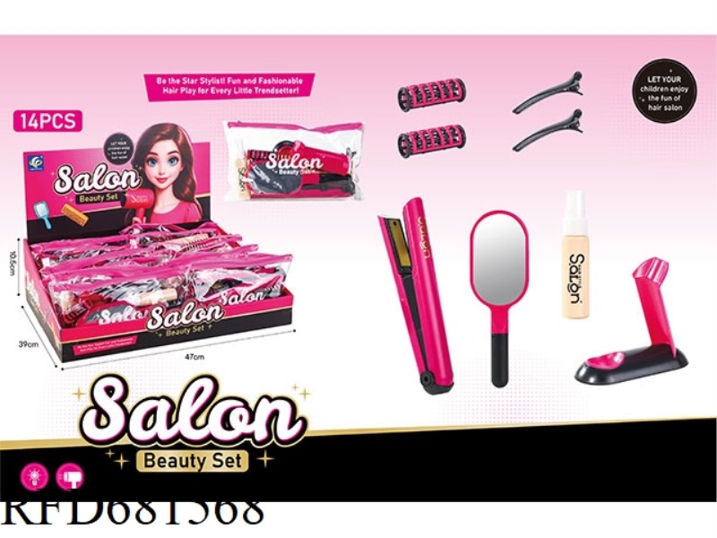 HAIRDRESSING TOOL SET 14PCS