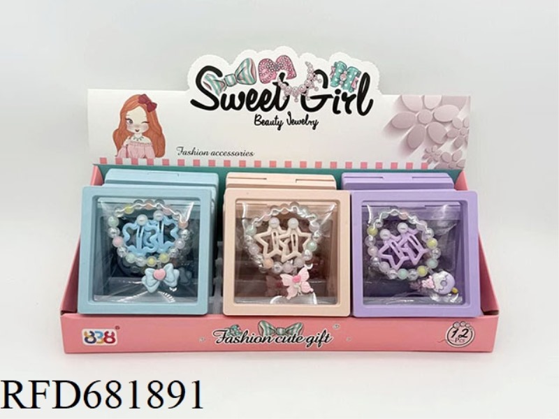 GIRL JEWELRY: HAIRPIN+BRACELET 12PCS