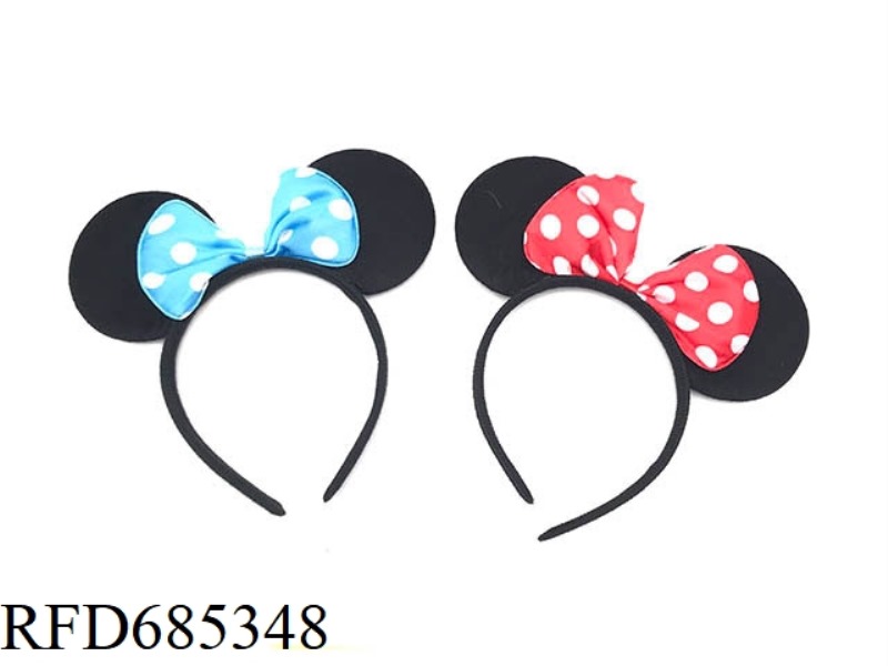 PACK 12 MICKEY HAIR BANDS IN 1 BAG