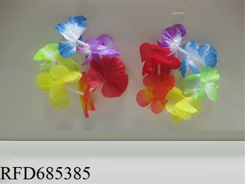 TWO PIECES IN ONE BAG OF WRISTBAND FLOWER DECORATIONS