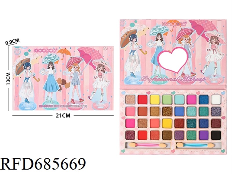 32-COLOR MAKEUP EYESHADOW PALETTE