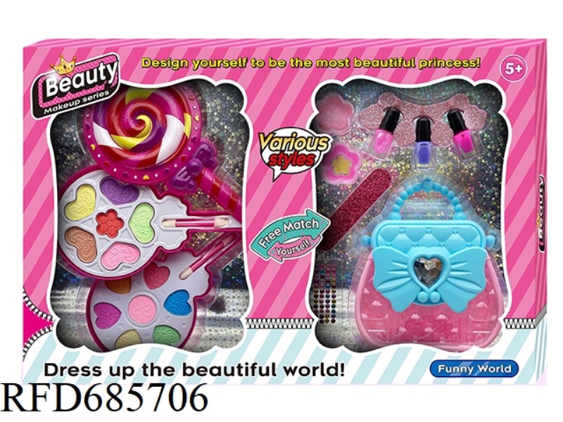 LOLLIPOP MAKEUP AND NAIL ART SET