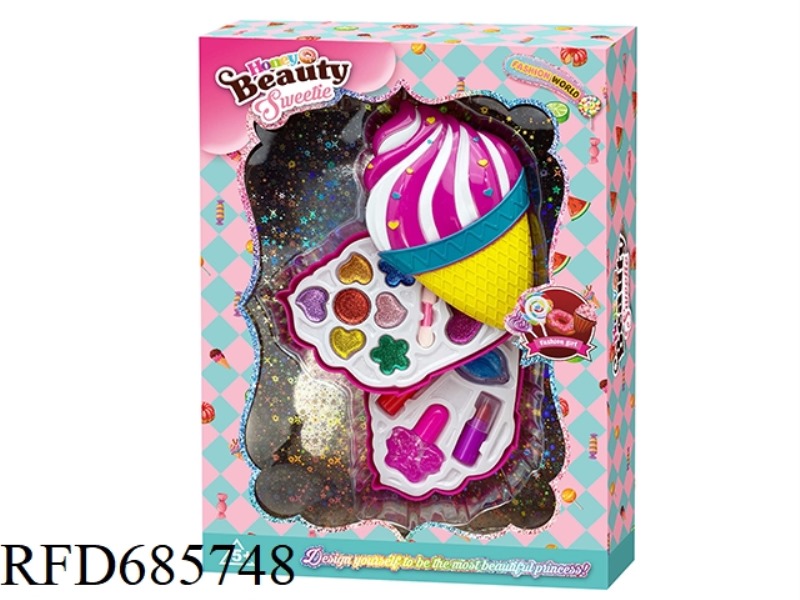 A TWO-LAYER ICE CREAM MAKEUP COMBINATION