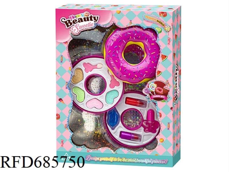 A DOUGHNUT TWO-LAYER MAKEUP COMBINATION