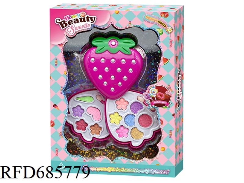 STRAWBERRY TWO-LAYER MAKEUP COMBINATION