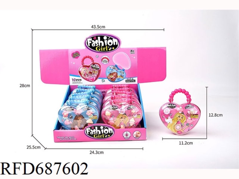 SUGAR PLAY FASHION PRINCESS MATTE RING HANDBAG 10PCS